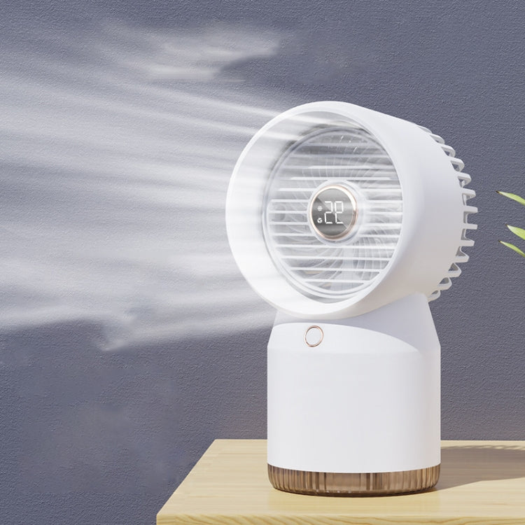 Ventilatore per la casa dell'ufficio con display digitale a LED umidificato a spruzzo, stile:, 3600mAh Rechargeable, USB Direct Plug