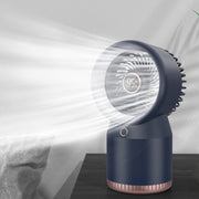 Ventilatore per la casa dell'ufficio con display digitale a LED umidificato a spruzzo, stile:, 3600mAh Rechargeable, USB Direct Plug