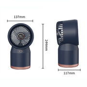 Ventilatore per la casa dell'ufficio con display digitale a LED umidificato a spruzzo, stile:, 3600mAh Rechargeable, USB Direct Plug