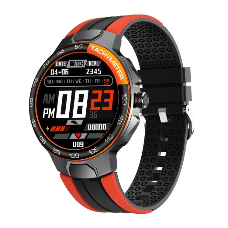 Wearkey E15 1.28 pollici intelligente orologio touch screen monitoraggio della frequenza cardiaca, Blue, Silver Gray, Orange