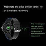 Wearkey E15 1.28 pollici intelligente orologio touch screen monitoraggio della frequenza cardiaca, Blue, Silver Gray, Orange