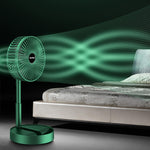 Ventilatore pieghevole portatile ricaricabile USB 9W