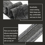 Fascia per la guida del sudore per sport all'aria aperta T1, T1 (Black)