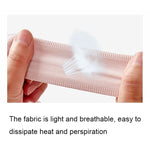 Fascia in silicone antiscivolo che assorbe il sudore, Silicone Headband (Pink), Silicone Headband (Black)