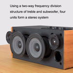 Edifier D12 Altoparlante Bluetooth senza fili Subwoofer per auto Stereo, D12 Wood Grain