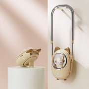 Ventilatore da appendere al collo per bambini Mini ventilatore portatile con luce portatile USB, Children White, Children Pink, Children Yellow