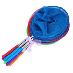 Rete telescopica per bambini in acciaio inossidabile da 10 pezzi che cattura pesci e insetti, Color Random Delivery
