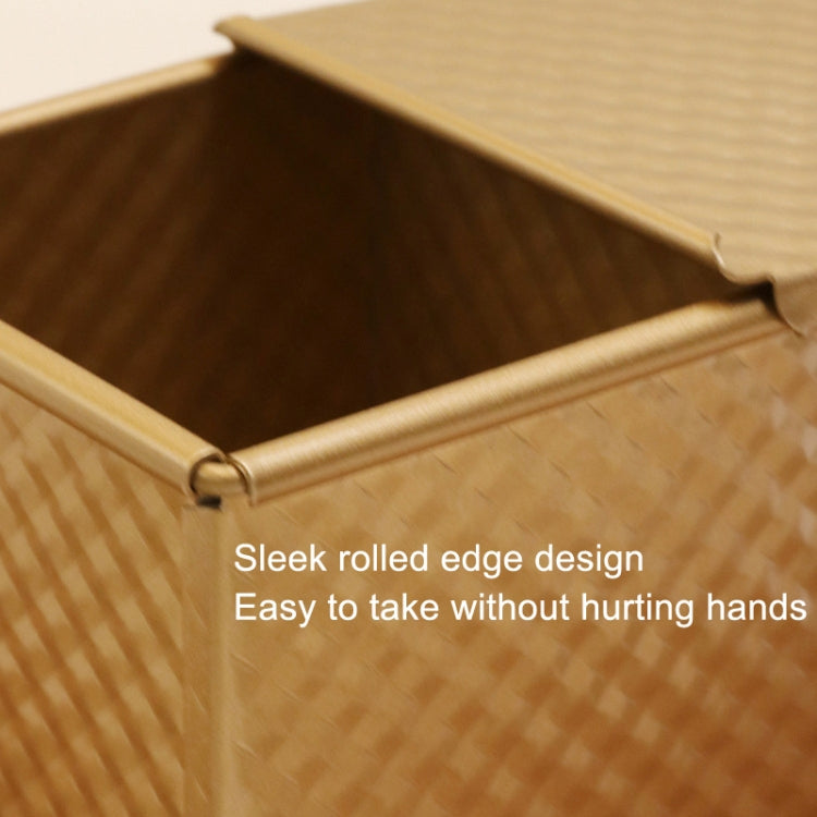 Stampo quadrato per toast con cubo d'acqua antiaderente, stile:, 8832 8x7.5x6.5cm Ripple Gold, 8759 11.8x11x10.3cm No Ripple Gold, 8772 8x7.5x6.5cm No Ripple Gold, 8765 11.8x11x10.3cm Ripple Gold