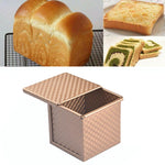 Stampo quadrato per toast con cubo d'acqua antiaderente, stile:, 8832 8x7.5x6.5cm Ripple Gold, 8759 11.8x11x10.3cm No Ripple Gold, 8772 8x7.5x6.5cm No Ripple Gold, 8765 11.8x11x10.3cm Ripple Gold