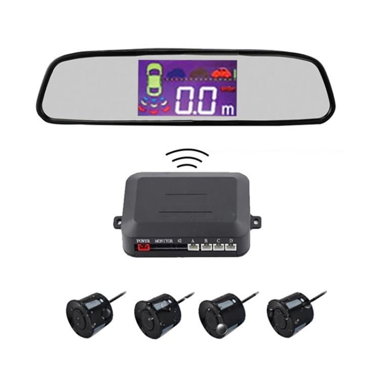 Radar wireless con display a LED, allarme automatico e assistenza alla retromarcia., PZ314W
