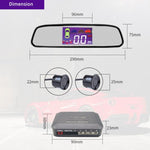 Radar wireless con display a LED, allarme automatico e assistenza alla retromarcia., PZ314W