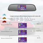 Radar wireless con display a LED, allarme automatico e assistenza alla retromarcia., PZ314W
