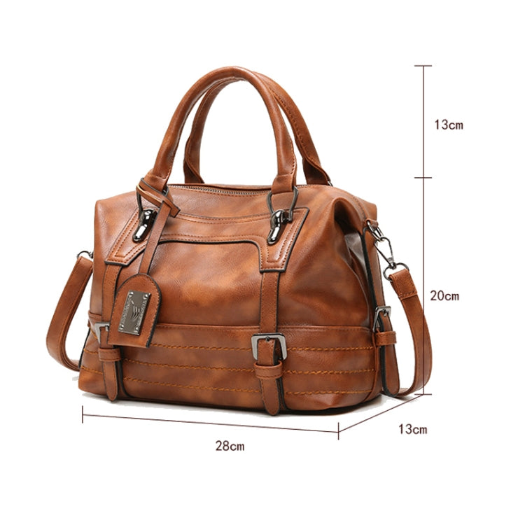 Borsa casual da donna Borsa grande diagonale monospalla tinta unita tinta unita, Black, Pink, Brown, Grey