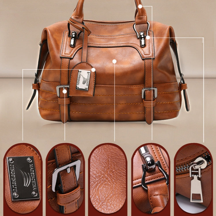 Borsa casual da donna Borsa grande diagonale monospalla tinta unita tinta unita, Black, Pink, Brown, Grey