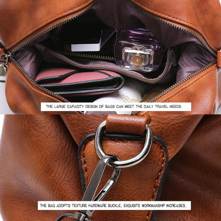 Borsa casual da donna Borsa grande diagonale monospalla tinta unita tinta unita, Black, Pink, Brown, Grey