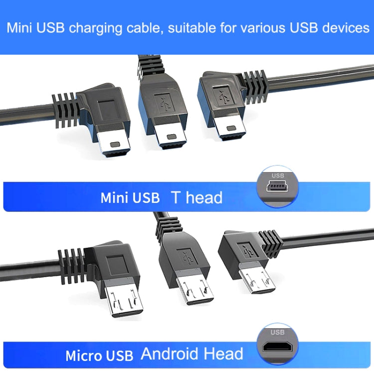 10PCS Cavo di alimentazione per registratore di guida Caricabatteria per auto USB Linea antiipertensiva, stile:, 3.5m+2A, 3.5m+1A, 30cm+2.5A