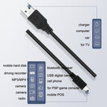 10PCS Cavo di alimentazione per registratore di guida Caricabatteria per auto USB Linea antiipertensiva, stile:, 3.5m+2A, 3.5m+1A, 30cm+2.5A