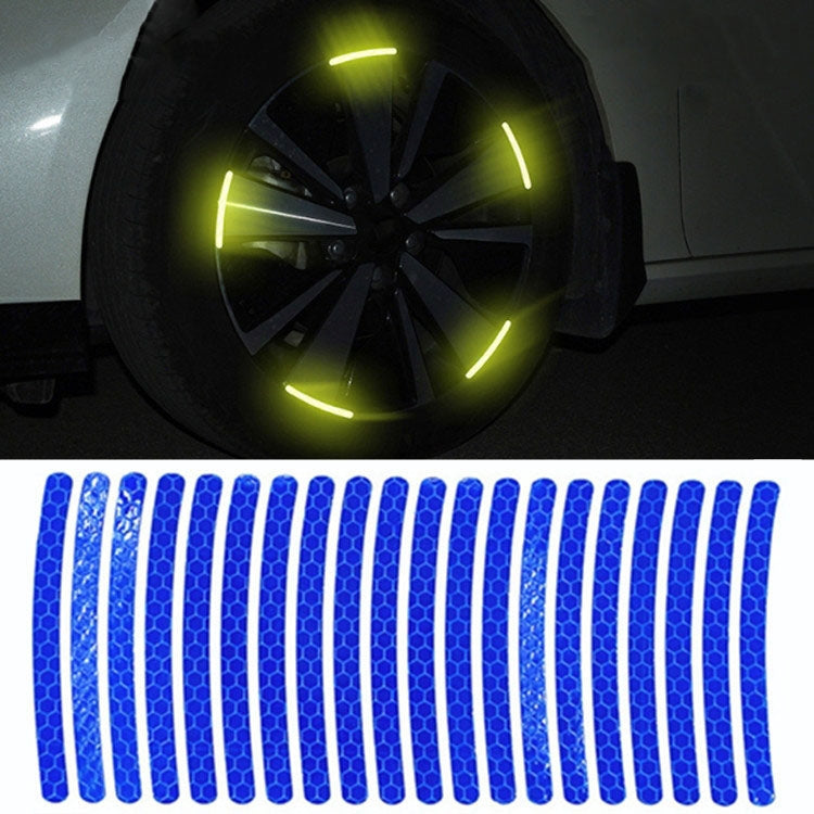 10 set di adesivi riflettenti per ruote auto Adesivi di avvertenza per pneumatici con decorazione personale 3D