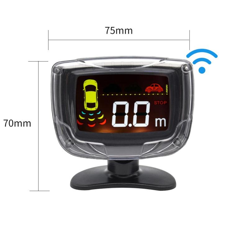 Radar wireless con display a LED, allarme automatico e assistenza alla retromarcia., PZ312W