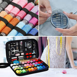 Set di 2 combinazioni di ago e filo per la casa, specifiche:, 90 PCS, 97 PCS Steel Shear, 98 PCS Needle plug