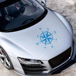 D-336 Adesivo grafico bussola per auto Adesivo universale per carrozzeria, D-336