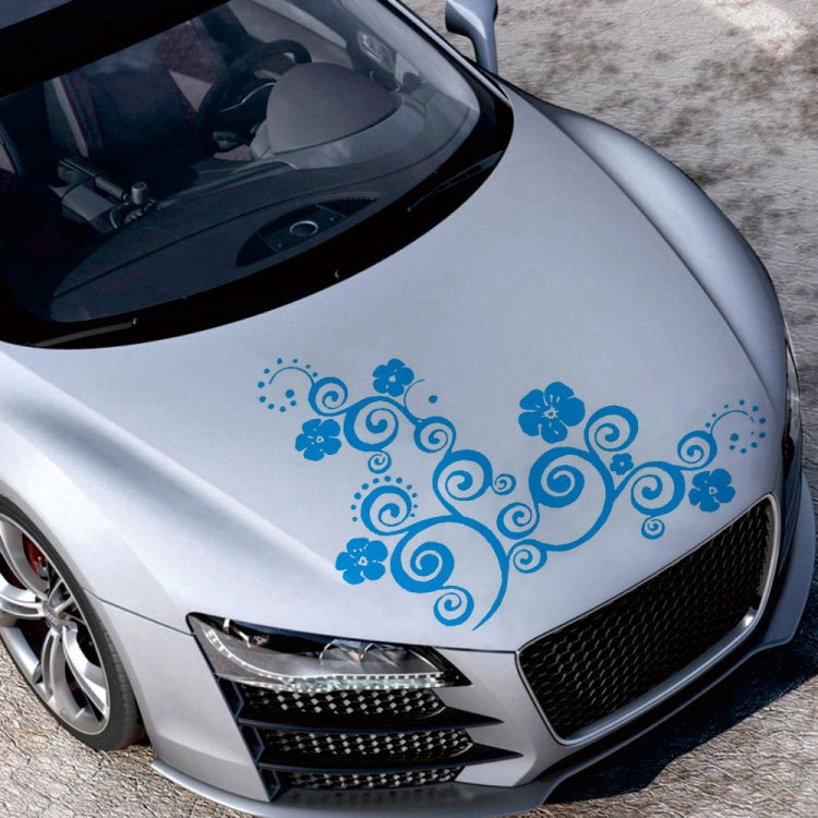 D-908 Autoadesivo del cappuccio dell'automobile del PVC del totem del fiore di estate, D-908