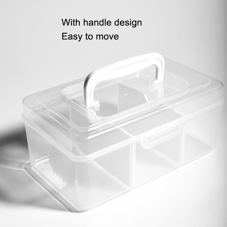 Scatola di immagazzinaggio di plastica della medicina domestica della scatola della medicina portatile portatile, stile:, Separate Small, High Small, Long Large