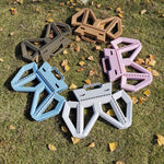 Sgabello pieghevole portatile in plastica ispessita Sgabello da pesca all'aperto, Pink, Princess Sugar, Army Green, Lake Blue, Gray, Black, Sky Blue