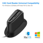 Lettore di smart card USB 2.0 Rocketek SCR812 IC ID CAC Lettore di schede TF