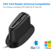 Lettore di smart card USB 2.0 Rocketek SCR812 IC ID CAC Lettore di schede TF