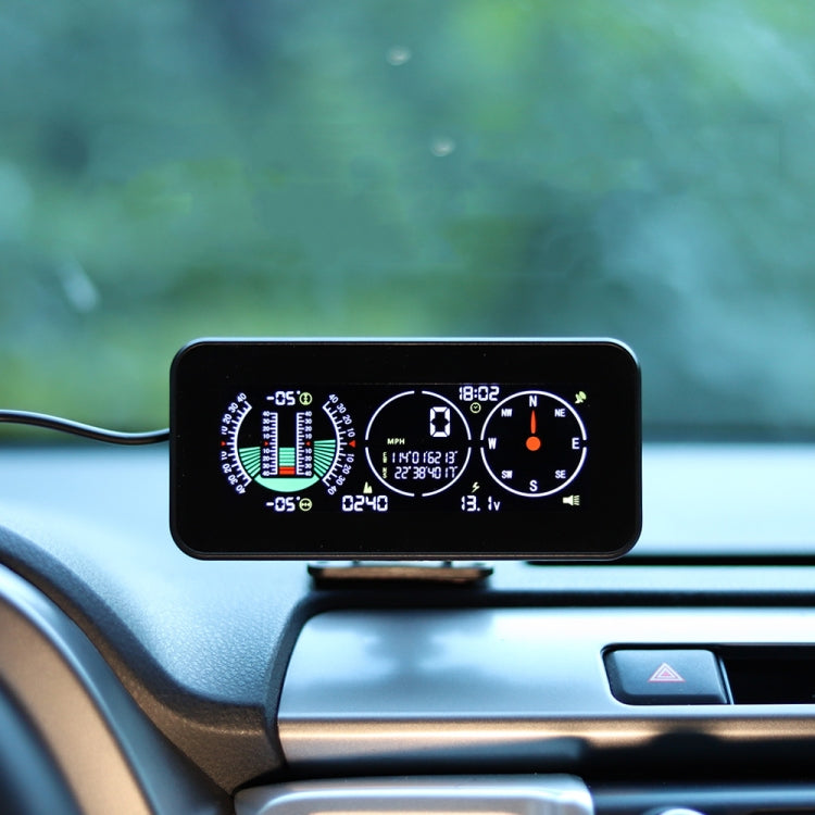 Visualizzazione dell'altitudine della bussola GPS della pendenza del livello dell'HUD dell'auto, M60