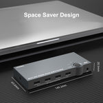 Switch KVM HDMI 2 In 1 Out 4K 60Hz USB 2.0