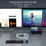 Switch KVM HDMI 2 In 1 Out 4K 60Hz USB 2.0