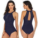 Costume da bagno donna con scollo all'americana S-XXL