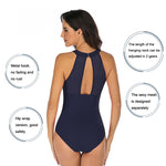 Costume da bagno donna con scollo all'americana S-XXL
