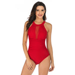 Costume da bagno donna con scollo all'americana S-XXL