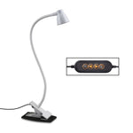 668A001 USB Lampada da scrivania con tubo flessibile a 360 gradi, specifiche:, White Stepless Dimming, Black Stepless Dimming, White Two-speed Dimming, Black Two-speed Dimming