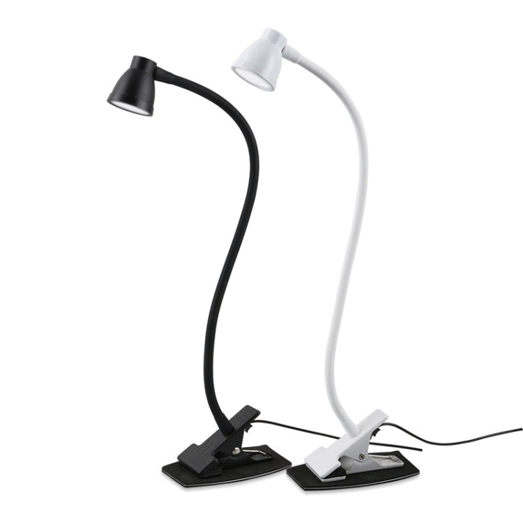 668A001 USB Lampada da scrivania con tubo flessibile a 360 gradi, specifiche:, White Stepless Dimming, Black Stepless Dimming, White Two-speed Dimming, Black Two-speed Dimming