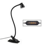 668A001 USB Lampada da scrivania con tubo flessibile a 360 gradi, specifiche:, White Stepless Dimming, Black Stepless Dimming, White Two-speed Dimming, Black Two-speed Dimming