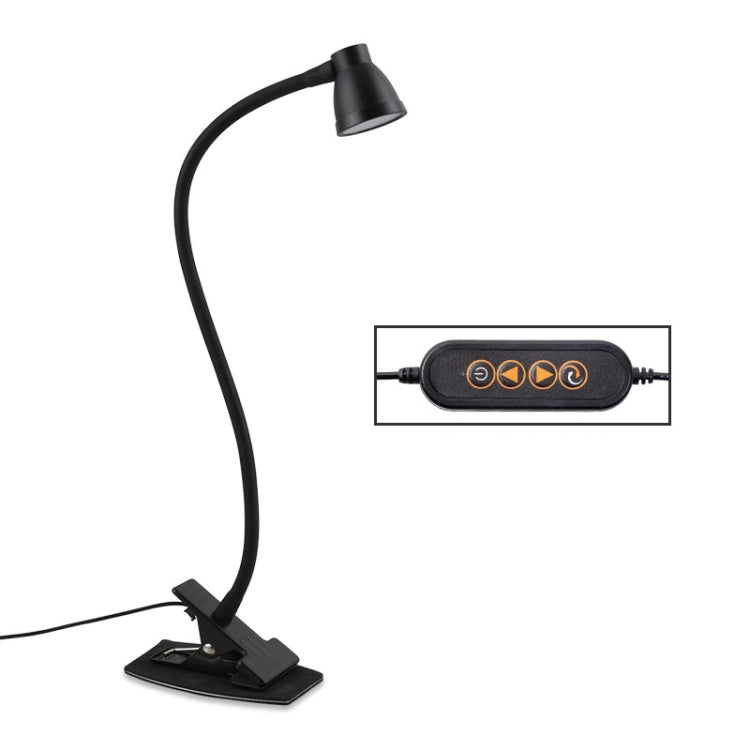 668A001 USB Lampada da scrivania con tubo flessibile a 360 gradi, specifiche:, White Stepless Dimming, Black Stepless Dimming, White Two-speed Dimming, Black Two-speed Dimming