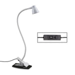 668A001 USB Lampada da scrivania con tubo flessibile a 360 gradi, specifiche:, White Stepless Dimming, Black Stepless Dimming, White Two-speed Dimming, Black Two-speed Dimming