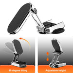 Staffa per veicolo Staffa di navigazione magnetica, Folding Black, Folding Silve