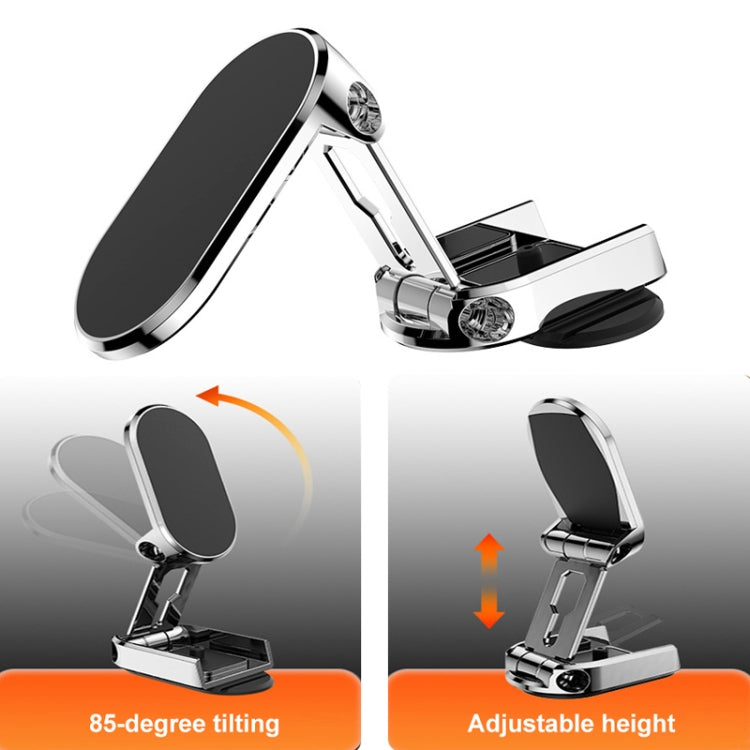 Staffa per veicolo Staffa di navigazione magnetica, Folding Black, Folding Silve