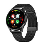HD3 Smart Watch con monitoraggio della frequenza cardiaca da 1,32 pollici con funzione di pagamento, Black Steel, Silver Steel, Black Leather, Silver Leather