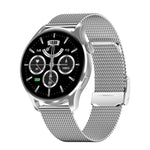 HD3 Smart Watch con monitoraggio della frequenza cardiaca da 1,32 pollici con funzione di pagamento, Black Steel, Silver Steel, Black Leather, Silver Leather