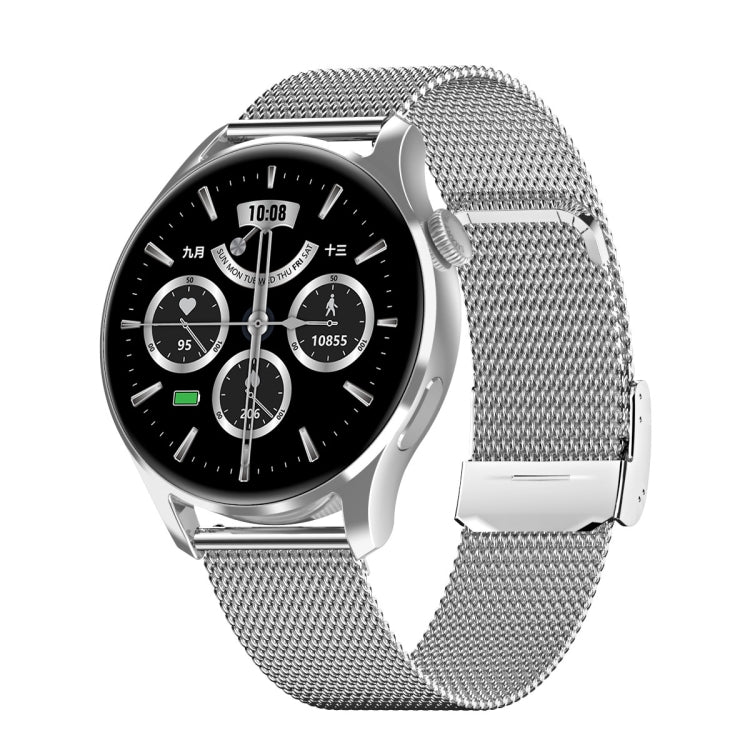 HD3 Smart Watch con monitoraggio della frequenza cardiaca da 1,32 pollici con funzione di pagamento, Black Steel, Silver Steel, Black Leather, Silver Leather