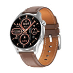 HD3 Smart Watch con monitoraggio della frequenza cardiaca da 1,32 pollici con funzione di pagamento, Black Steel, Silver Steel, Black Leather, Silver Leather