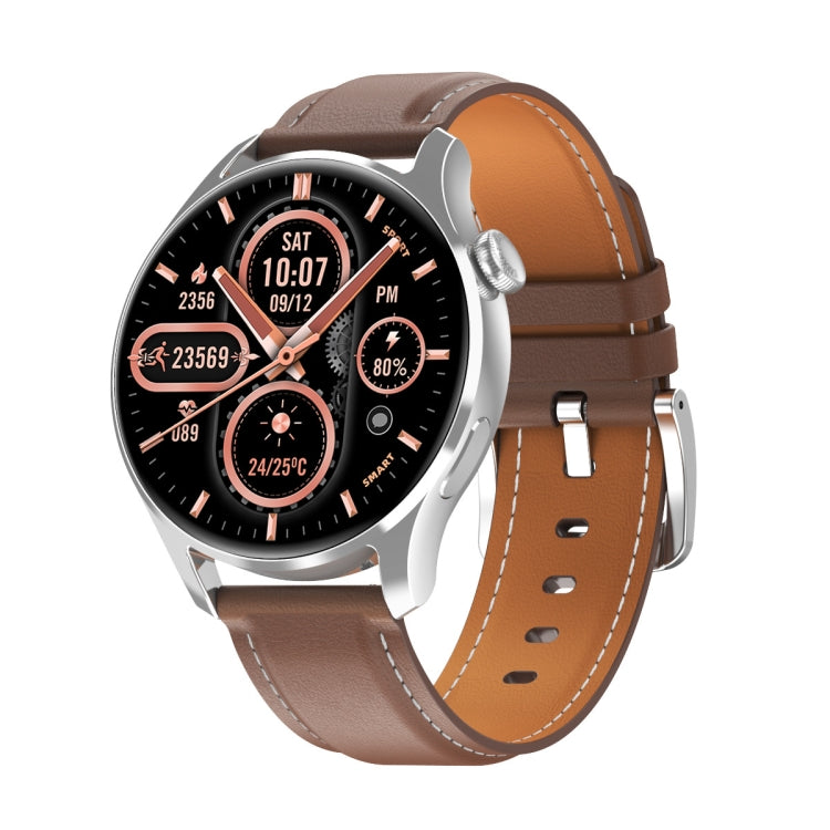 HD3 Smart Watch con monitoraggio della frequenza cardiaca da 1,32 pollici con funzione di pagamento, Black Steel, Silver Steel, Black Leather, Silver Leather