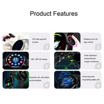 HD3 Smart Watch con monitoraggio della frequenza cardiaca da 1,32 pollici con funzione di pagamento, Black Steel, Silver Steel, Black Leather, Silver Leather