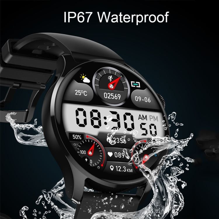 HD3 Smart Watch con monitoraggio della frequenza cardiaca da 1,32 pollici con funzione di pagamento, Black Steel, Silver Steel, Black Leather, Silver Leather